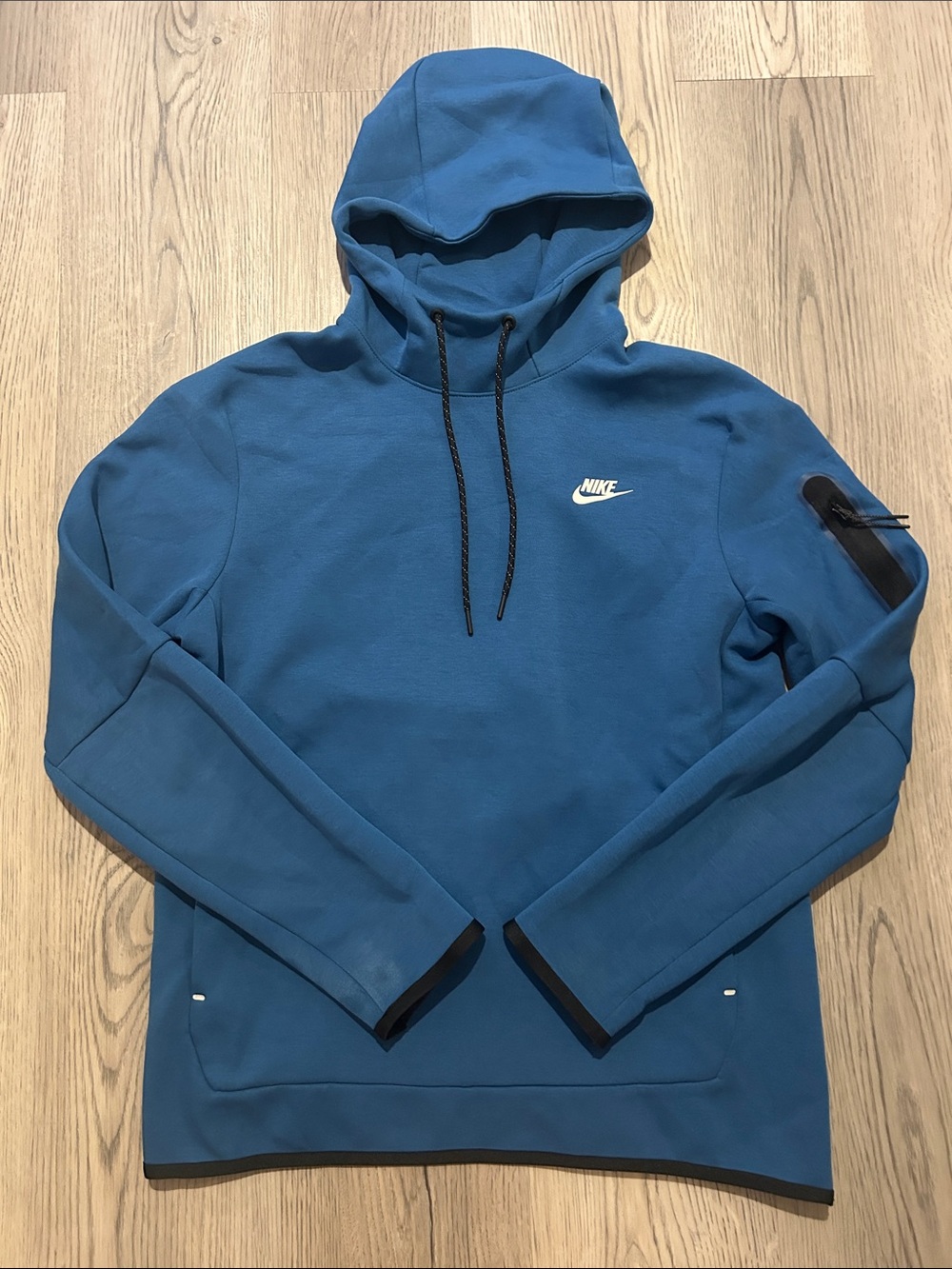 Nike Tech Fleece Pullover Hoodie Blue Men’s Size Medium